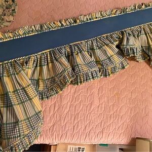 Plaid Ruffled Valance